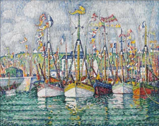 Bendición de la Flota de Atún en Groix, 1923